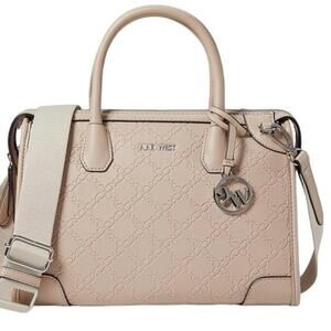 Clearance - Nine West Soft Marble Ellis Satchel with Shoulder Strap